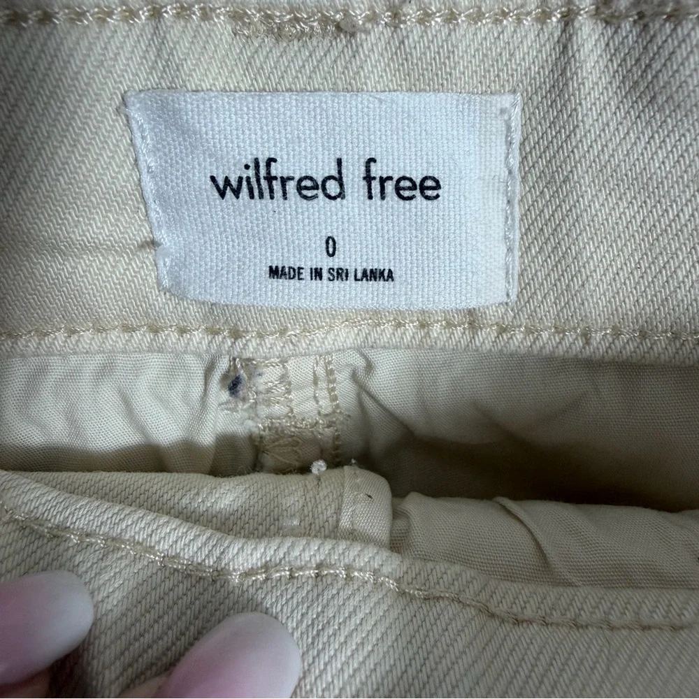 Aritzia Wilfred Free “Archer Pant” High Rise Utility Pants. Size 0. In Birch Hue - Picture 3 of 16